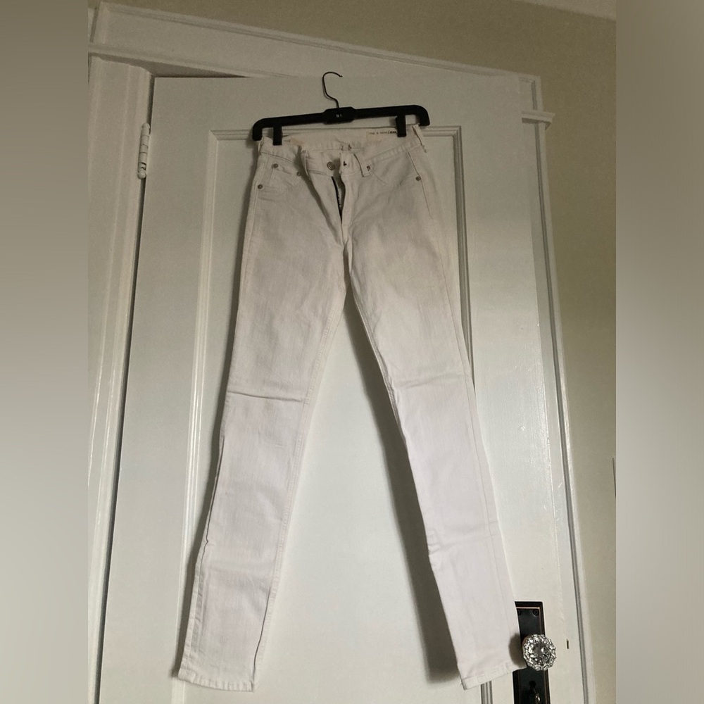 Rag & Bone White Skinny Jeans